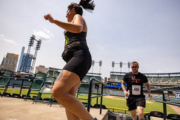 Fight For Air Climb at Comerica Park
