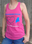 Click here for more information about Maine Trek Racerback Tank - Pink