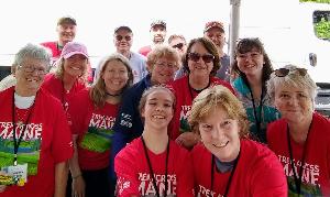 Rest stop volunteers