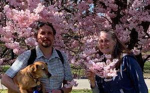 Breathing in the cherry blossoms in Branch Brook Park, NJ, 2021