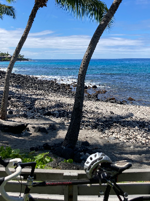 Got a few training rides in while on island. Aloha! Thanks all for your donations!  Great cause and great ride!